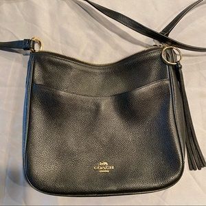 Coach vintage black shoulder purse in excellent condition.